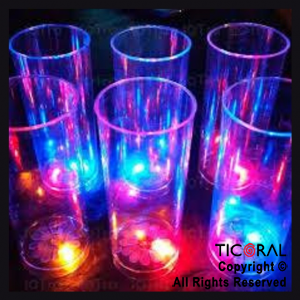 VASO TRAGO LARGO LUMINOSO CRISTAL X 6